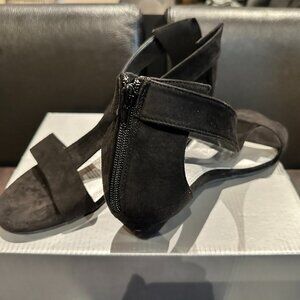 Black Suede Sandals